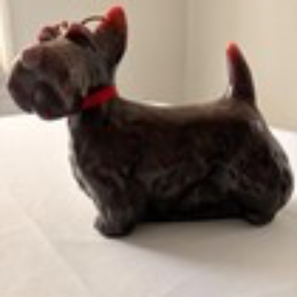 Vintage Scottish Terrier Dog Candle - 6.5" long x 6" tall - chipped ear - Picture 2 of 10